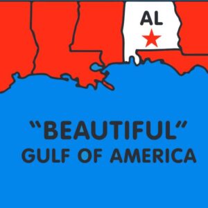 Beautiful Gulf of America flag - AL
