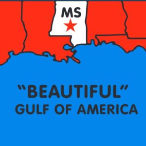 Beautiful Gulf of America flag - MS