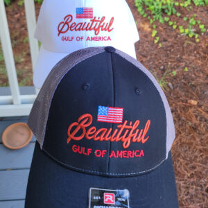 Beautiful Gulf of America trucker hat